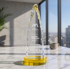 Goderich Iceberg on Base - Gold - Crystal Awards
