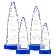 Goderich Iceberg on Base - Blue - Glass Awards
