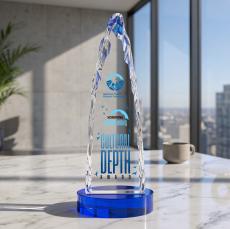 Goderich VividPrint Award on Base - Blue - Sales Awards