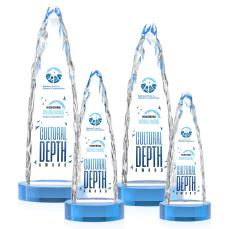 Goderich VividPrint Award on Base - Sky Blue - Sales Awards