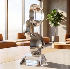 Gardalini Award on Clear Base - Retirement Awards
