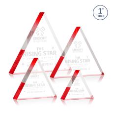 Spartan Triangle Award - Red - Recognition Awards