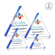 Spartan Triangle VividPrint Award - Blue - Between $80 and $150