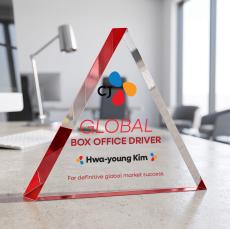 Spartan Triangle VividPrint Award - Red - Between $80 and $150