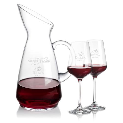 Corporate Gifts - Barware - Carafes - Taroni Carafe & Breckland Wine