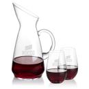 Taroni Carafe & Boston Stemless Wine