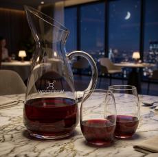 Taroni Carafe & Carlita Stemless Wine - Barware Gift Sets