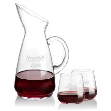 Taroni Carafe & Howden Stemless Wine - Barware Gift Sets