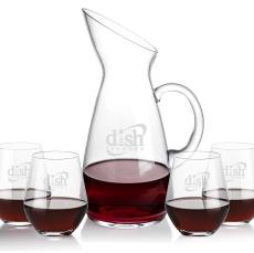 Taroni Carafe & Reina Stemless Wine - Barware Gift Sets