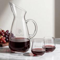 Taroni Carafe & Tucson Stemless Wine - Barware Gift Sets