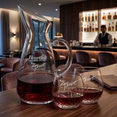 Taroni Carafe & Templeton Stemless Wine - Barware Gift Sets