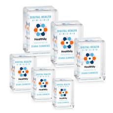 Fulton Cube VividPrint Award - Vertical - Recognition Awards