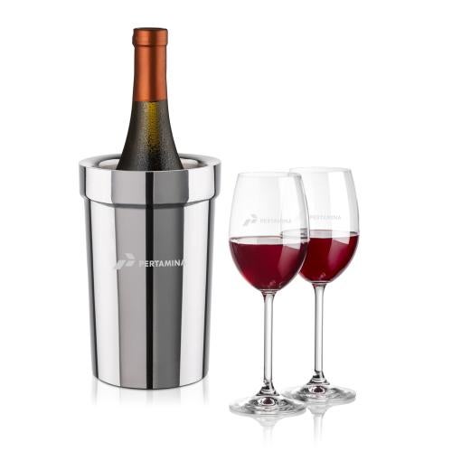 Corporate Gifts - Barware - Barware Gift Sets - Milano Wine Cooler & Naples Wine Set