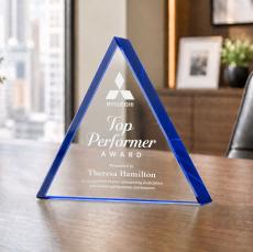 Adler Triangle Award - Blue - Recognition Awards