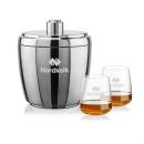 Pescara Ice Bucket & Dunhill On-the-Rocks Set