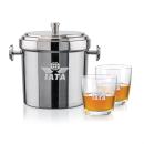 Milano Ice Bucket & Carberry On-the-Rocks Set