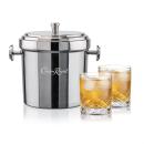 Milano Ice Bucket & Durham On-the-Rocks Set