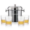 Milano Ice Bucket & Oakham On-the-Rocks set