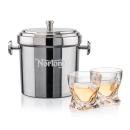 Milano Ice Bucket & Seneca On-the-Rocks Set