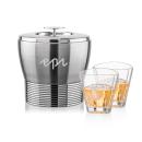 Genoa Ice Bucket & Arrellano On-the-Rocks Set