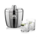 Pescara Ice Bucket & Waldorf On-the-Rocks Set