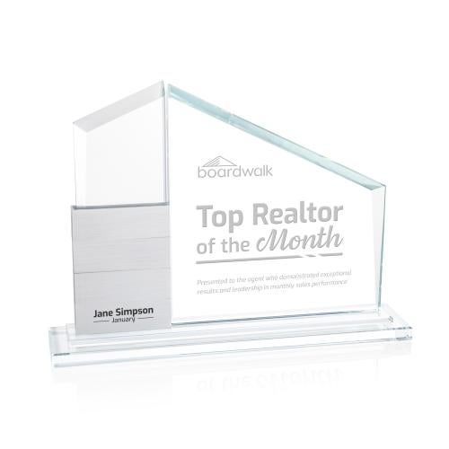 Recognition Awards - Crystal Awards - Castlewood Add-a-Block Award - Silver