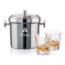 Milano Ice Bucket & Oakhaven On-the-Rocks Set