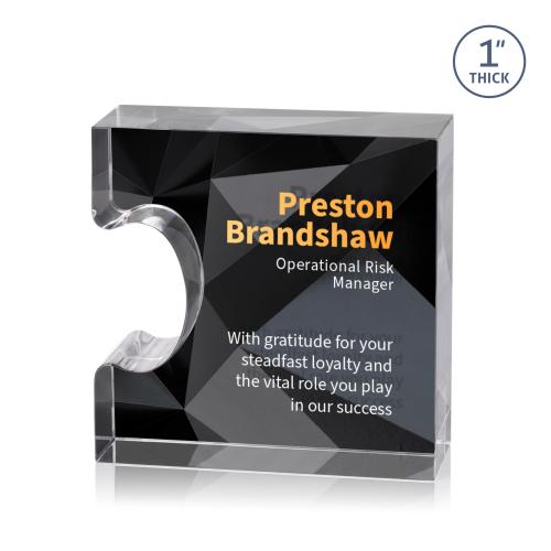 Recognition Awards - Acrylic Awards - Jigsaw VividPrint&trade; Double Sided Award - Medium