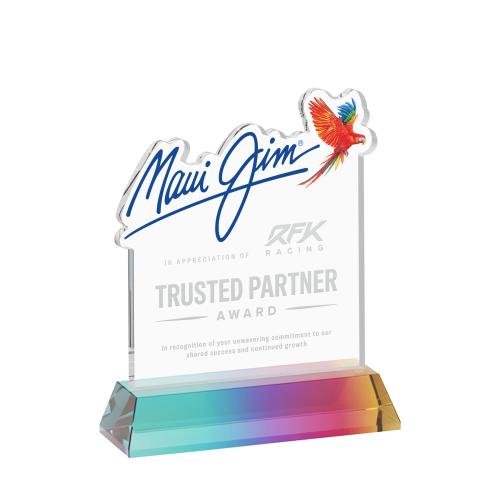 Recognition Awards - Crystal Awards - EdgeCraft Square on Hartford - Prismatic (via Air)