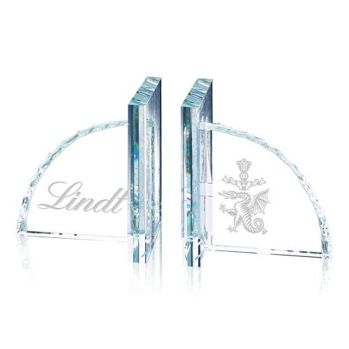Corporate Gifts - Bookends - Chipped Bookends - Jade