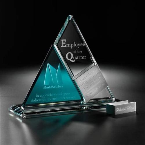 Perpetual Triangle Tower Award Recognition Awards - Crystal Awards - Perpetual Triangle Tower Award