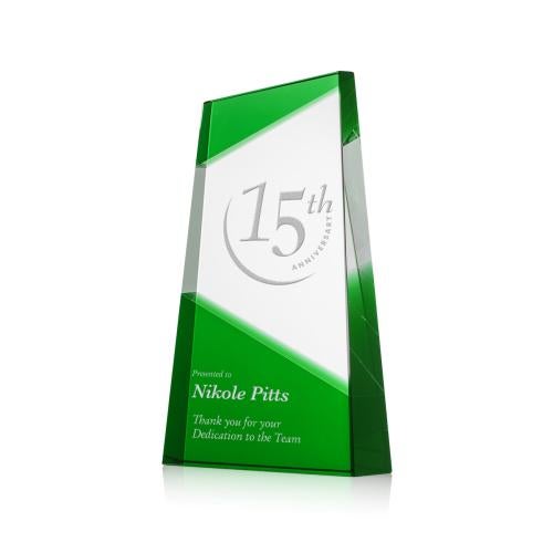 Recognition Awards - Crystal Awards - Amstel Award - Green