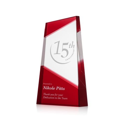 Recognition Awards - Crystal Awards - Amstel Award - Red 