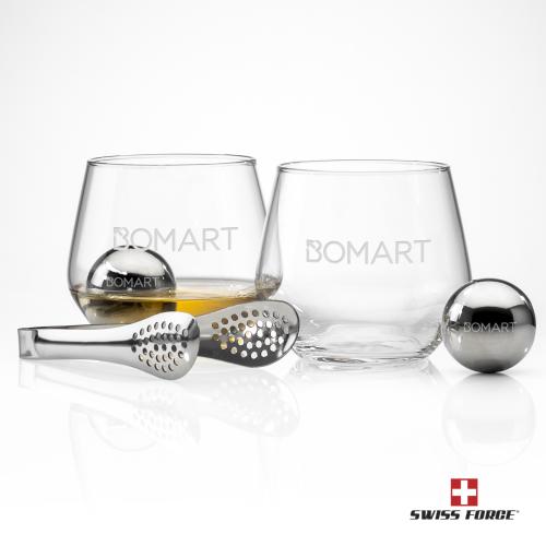 Corporate Gifts - Barware - Barware Gift Sets - Swiss Force&reg; S/S Balls & 2 Mandelay OTR