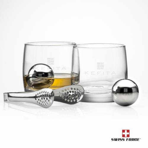 Corporate Gifts - Barware - Barware Gift Sets - Swiss Force&reg; S/S Balls & 2 Nordic OTR