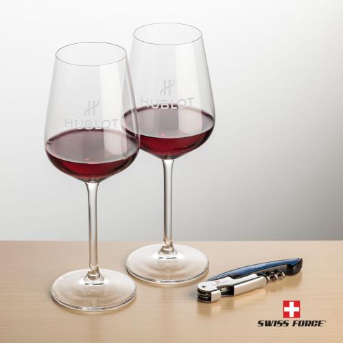 Corporate Gifts - Barware - Barware Gift Sets - Swiss Force&reg; Opener & Elderwood Wine