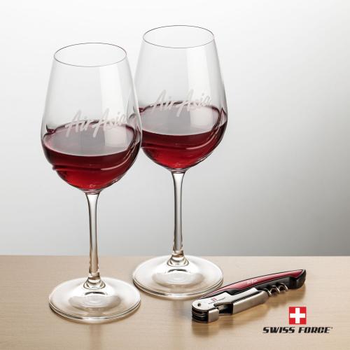 Corporate Gifts - Barware - Barware Gift Sets - Swiss Force&reg; Opener & Bartolo Wine
