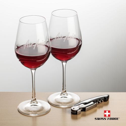 Corporate Gifts - Barware - Barware Gift Sets - Swiss Force&reg; Opener & Bartolo Wine