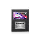 Gossamer VividPrint&trade; Plaque -  Carbon Fibre/Silver