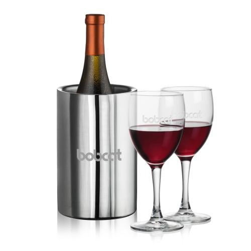 Corporate Gifts - Barware - Barware Gift Sets - Jacobs Wine Cooler & Carberry Wine