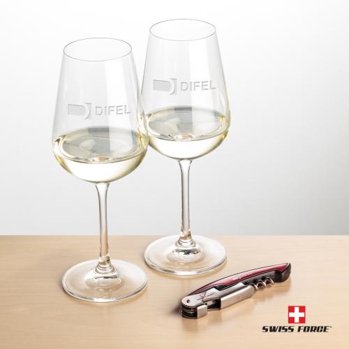 Corporate Gifts - Barware - Barware Gift Sets - Swiss Force&reg; Opener & Laurent Wine