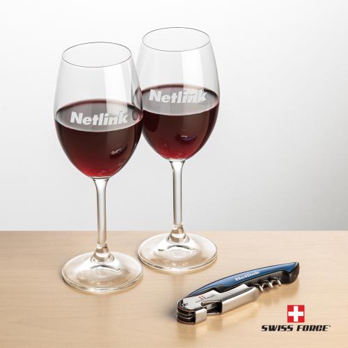 Corporate Gifts - Barware - Barware Gift Sets - Swiss Force&reg; Opener & Naples Wine