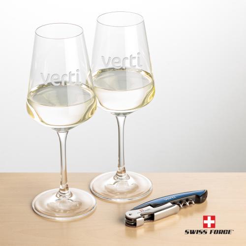 Corporate Gifts - Barware - Barware Gift Sets - Swiss Force&reg; Opener & Cannes Wine