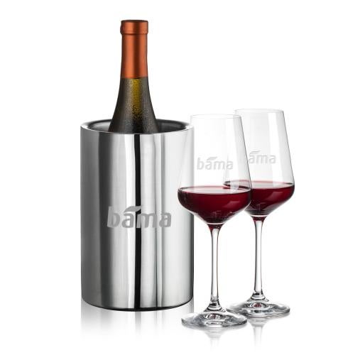 Corporate Gifts - Barware - Barware Gift Sets - Jacobs Wine Cooler & Breckland Wine Set