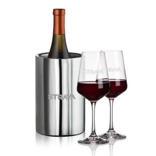 Corporate Gifts - Barware - Barware Gift Sets - Jacobs Wine Cooler & Cannes Wine
