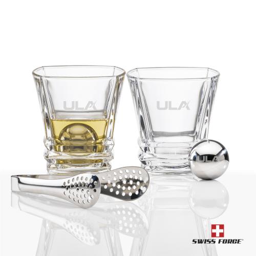 Corporate Gifts - Barware - Barware Gift Sets - Swiss Force&reg; S/S Balls & 2 Bentley OTR