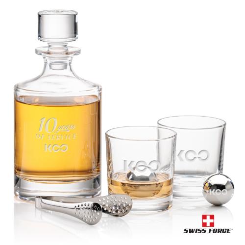 Corporate Gifts - Barware - Barware Gift Sets - Whitlock Decanter Set & Ice Balls