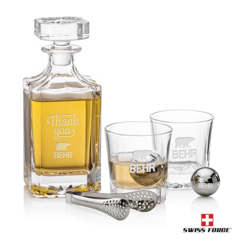 Corporate Gifts - Barware - Barware Gift Sets - Santana Decanter Set & Ice Balls
