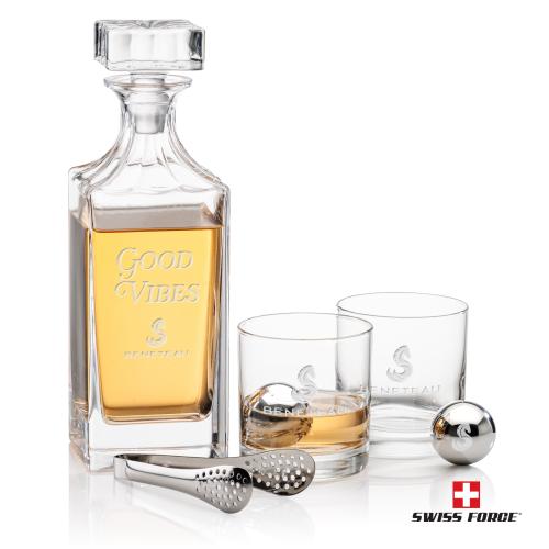 Corporate Gifts - Barware - Barware Gift Sets - Aristocrat Decanter Set & Ice Balls