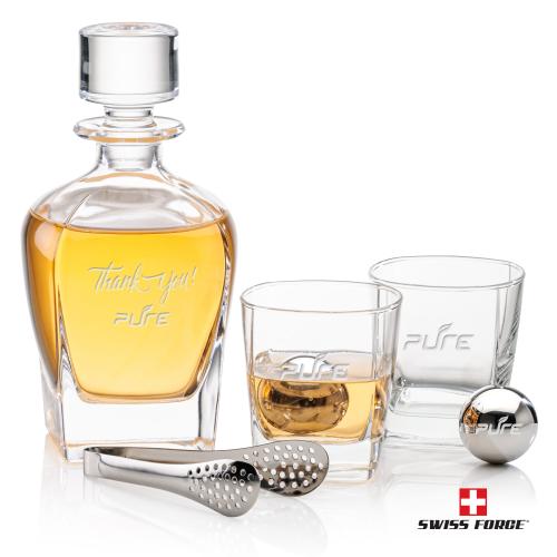 Corporate Gifts - Barware - Barware Gift Sets - Sterling Decanter Set & Ice Balls